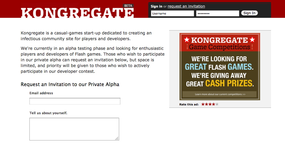 Nominee - Kongregate