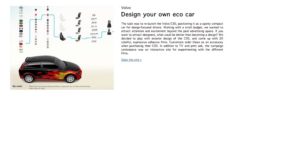 Nominee - Design your own eco-car