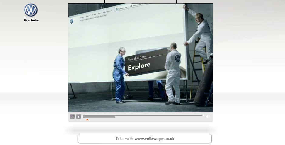 Nominee - Volkswagen UK Website Launch Promotional Video