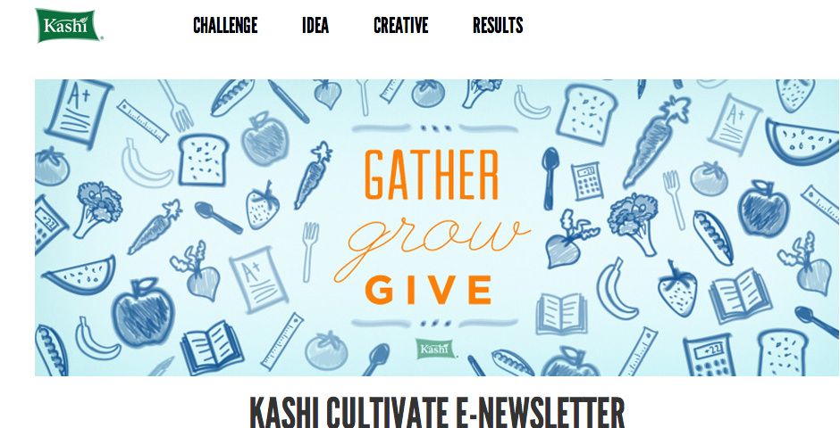 Nominee - Kashi Cultivate e-Newsletter
