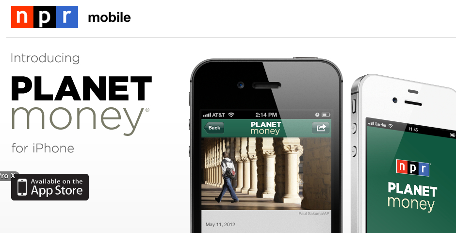 Nominee - NPR Planet Money for iPhone