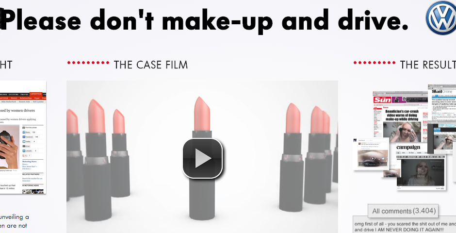 - Don´t make up and drive