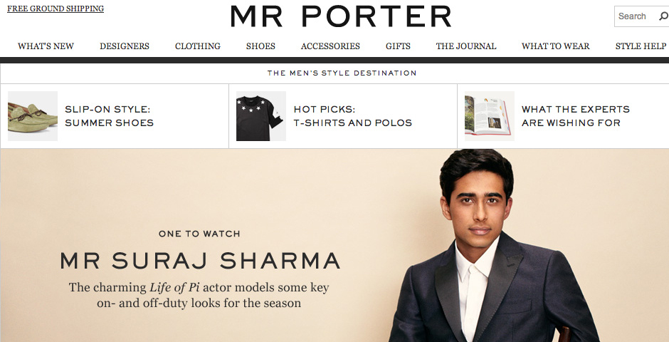 Nominee - MR PORTER.COM