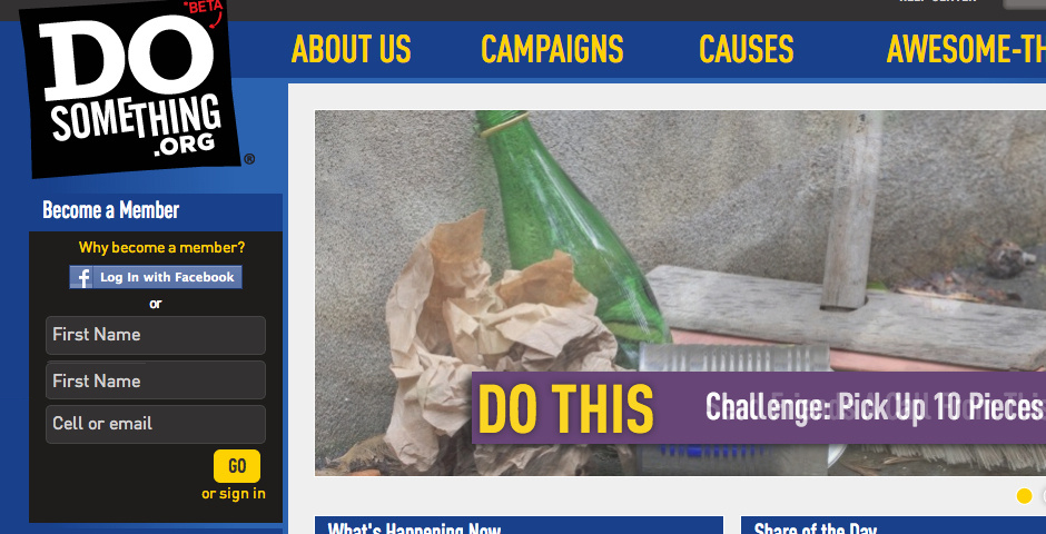 Webby Award Winner - DoSomething.org