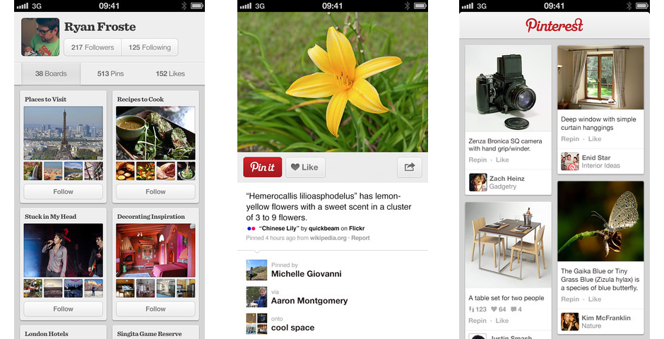 People's Voice / Webby Award Winner - Pinterest