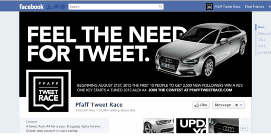 Nominee - Tweet Race