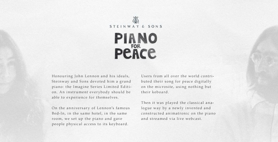 Nominee - Piano for Peace