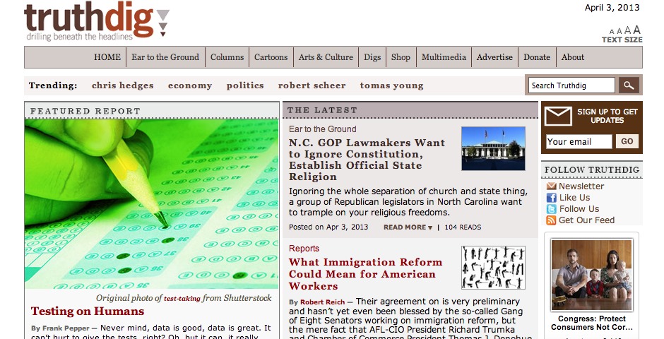 Webby Award Winner - Truthdig