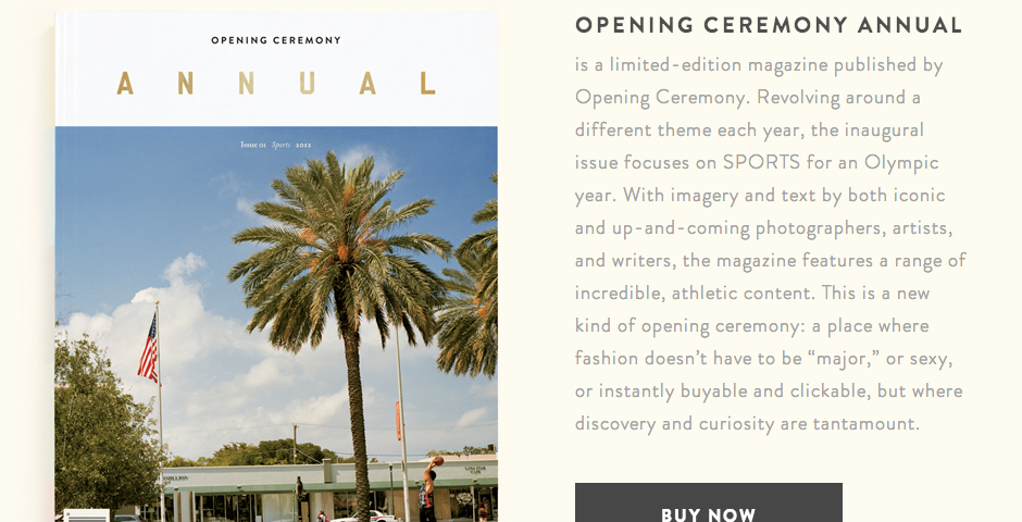Nominee - Opening Ceremony: ANNUAL iPad Application