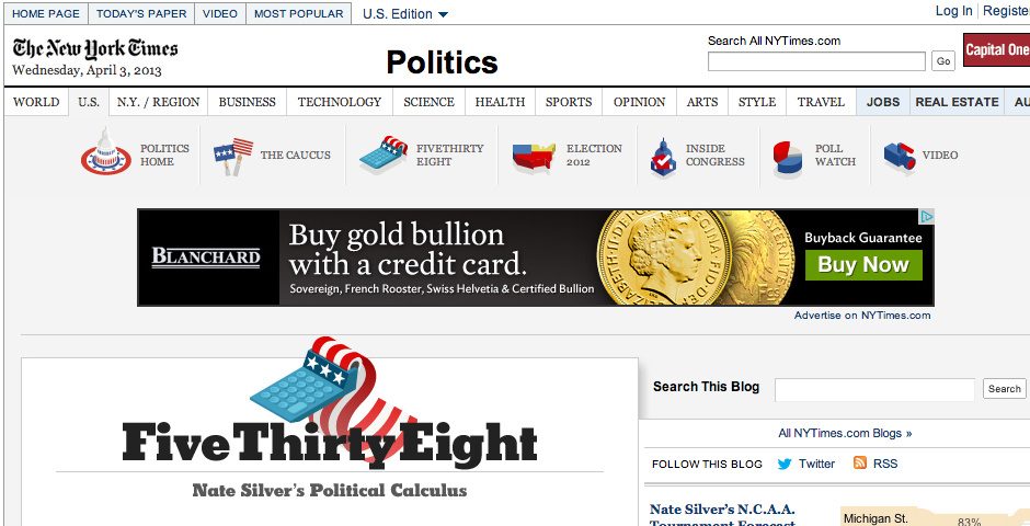 Webby Award Winner - FiveThirtyEight