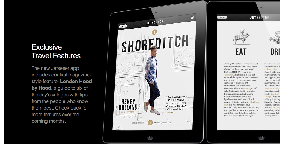 Nominee - Jetsetter for iPad