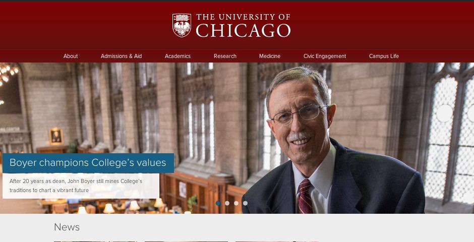 People's Voice / Webby Award Winner - The University of Chicago