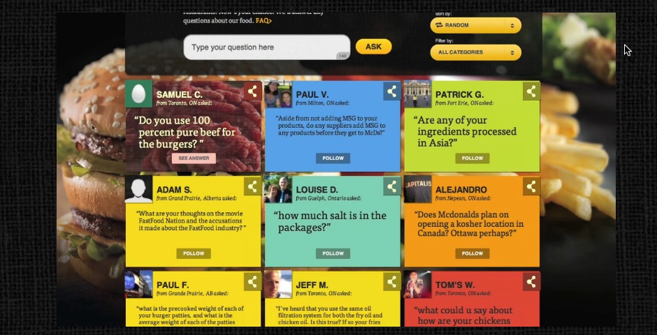People's Voice / Webby Award Winner - Our Food. Your Questions.