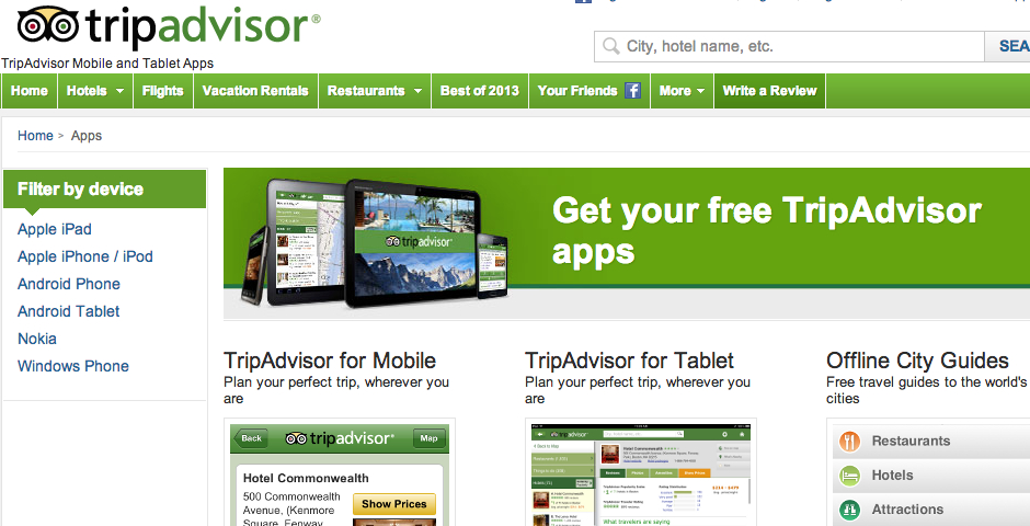 Nominee - TripAdvisor Mobile