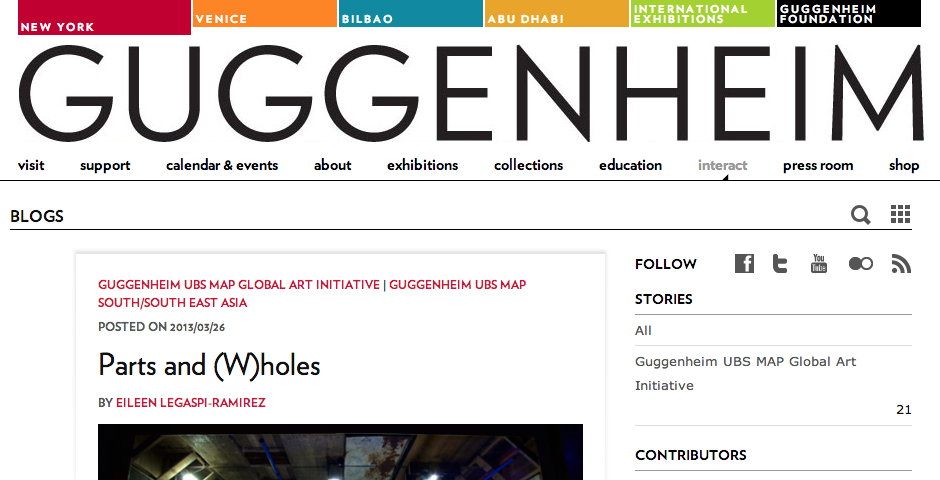 Nominee - Guggenheim Blogs
