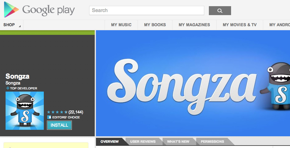 Webby Award Winner - Songza