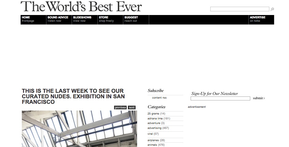 Nominee - The World’s Best Ever