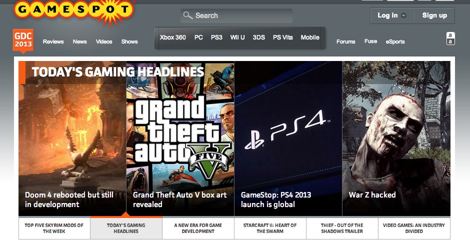 Webby Award Winner - GameSpot