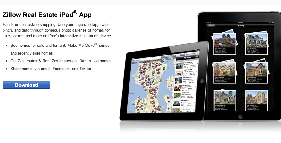 Nominee - Zillow Real Estate App for iPad