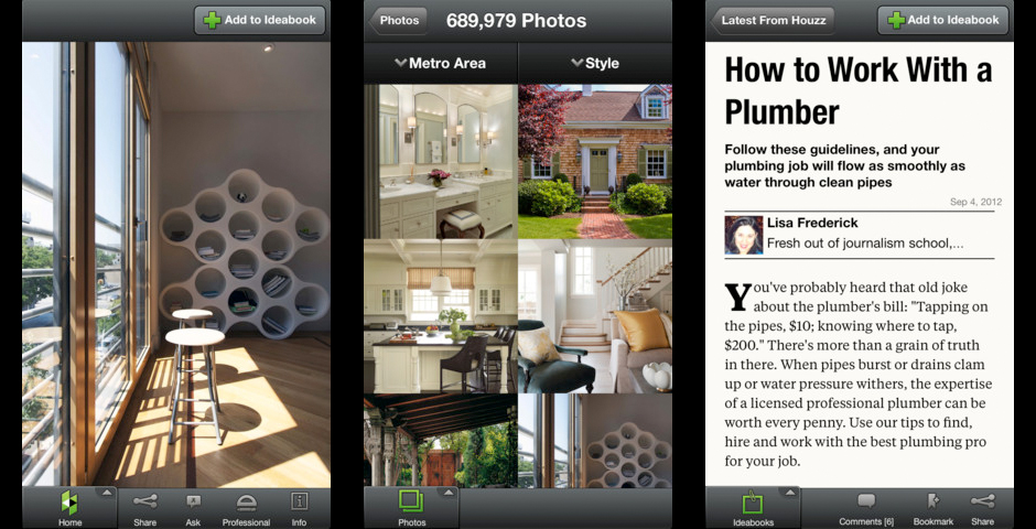 People's Voice - Houzz iPad App