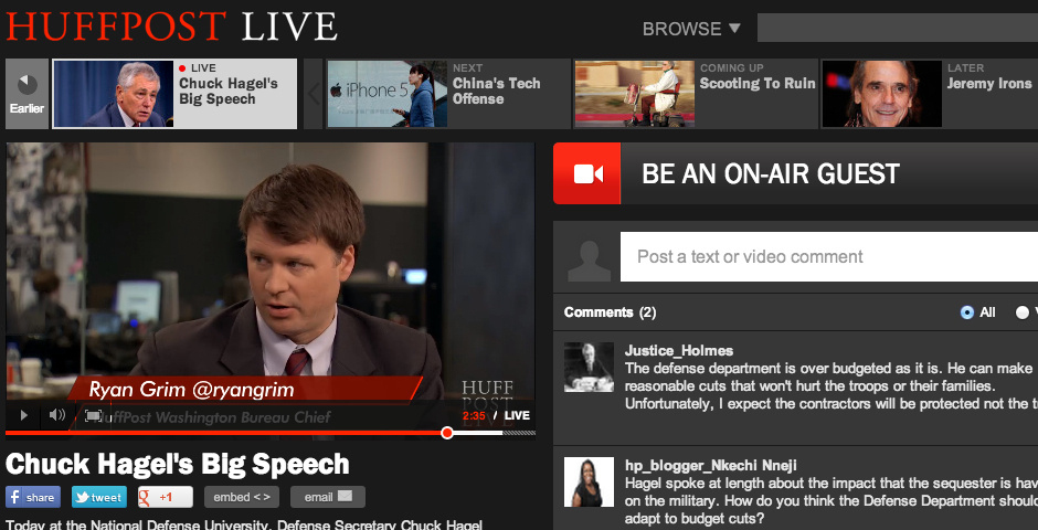 Nominee - HuffPost Live