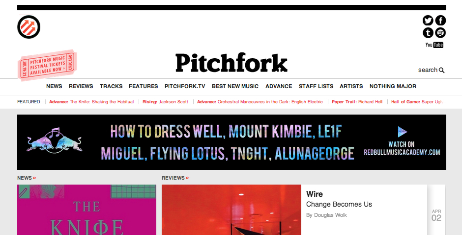 Nominee - Pitchfork