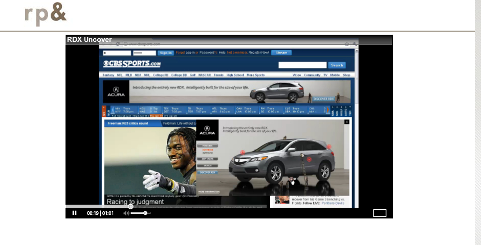 Nominee - RDX online campaign