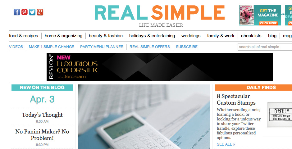 Nominee - Real Simple