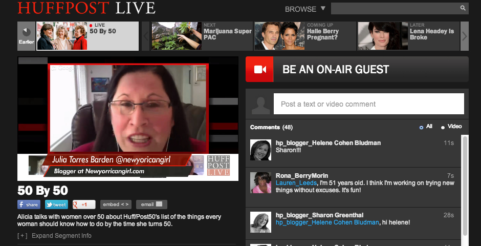 Honoree - HuffPost Live