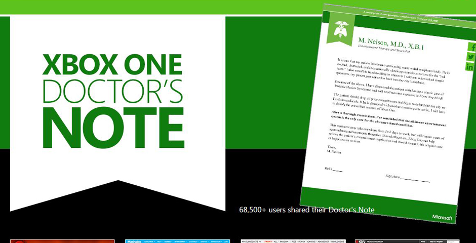 People's Voice - Xbox One: Doctor’s Note