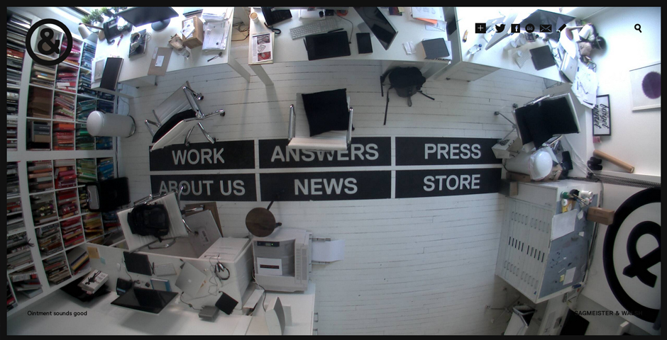 Webby Award Winner - Sagmeister & Walsh