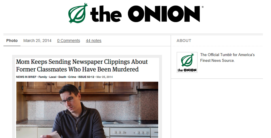 People's Voice / Webby Award Winner - The Onion