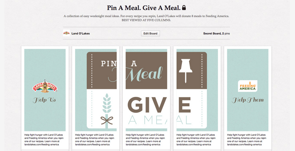 People's Voice - Pin-A-Meal, Give-A-Meal