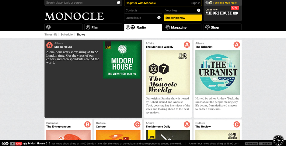 Nominee - Monocle 24