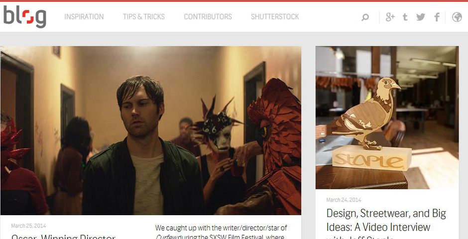 Nominee - Shutterstock Blog