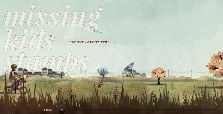 Webby Award Winner - Missing Kids Stamps