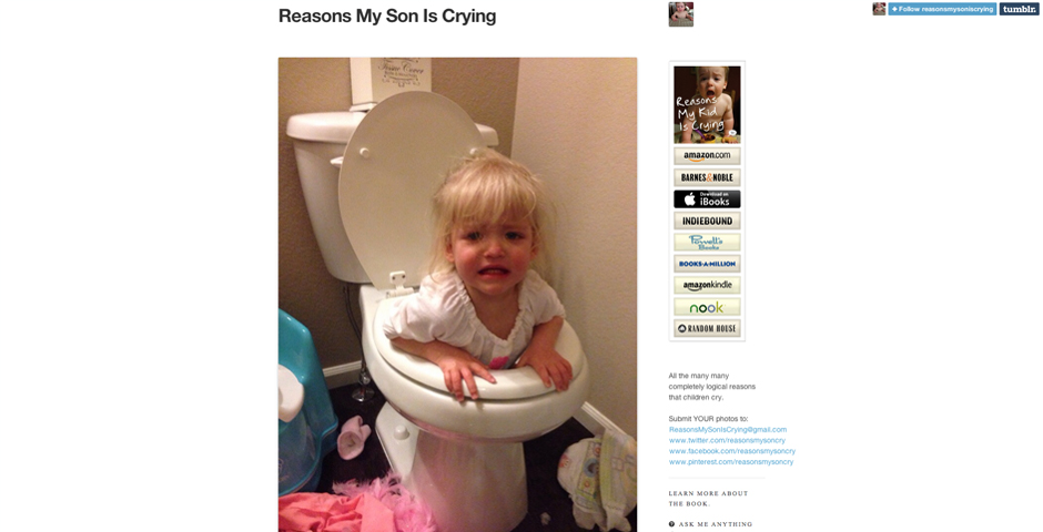 People's Voice / Webby Award Winner - Reasons My Son Is Crying
