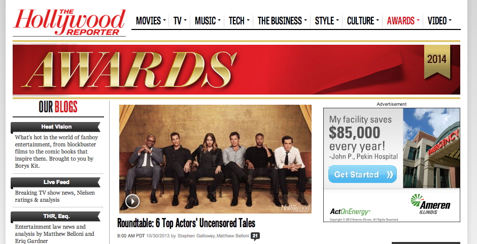 Nominee - THR Roundtables
