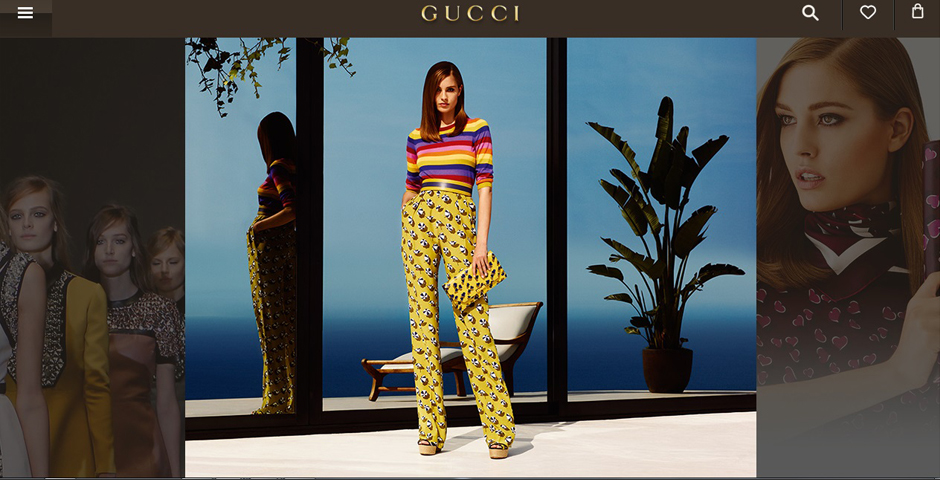 Nominee - Gucci Mobile Website