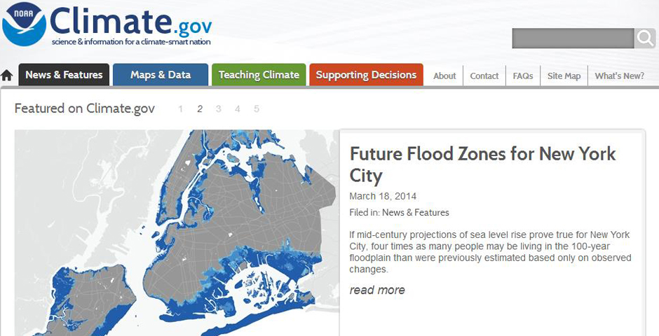 Webby Award Winner - NOAA Climate.gov