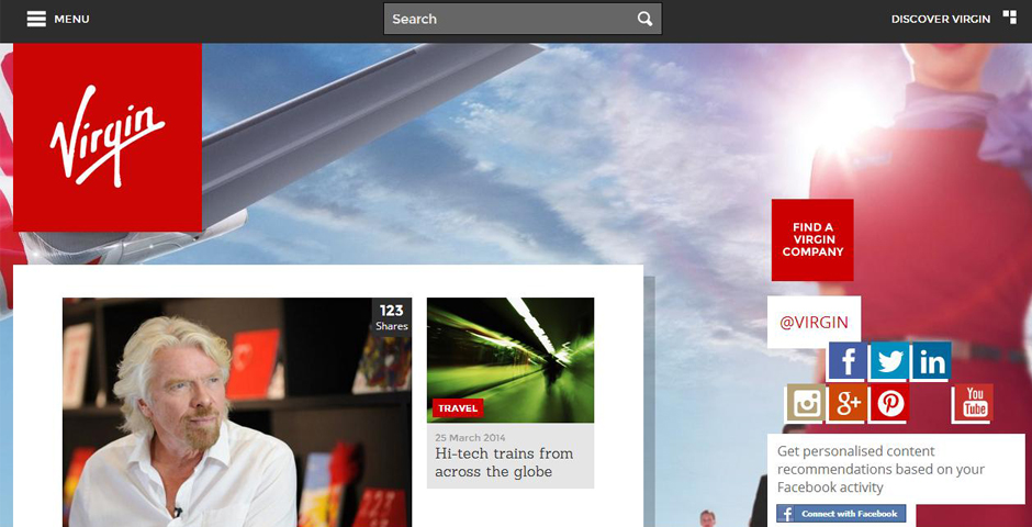 Nominee - The New Virgin.com