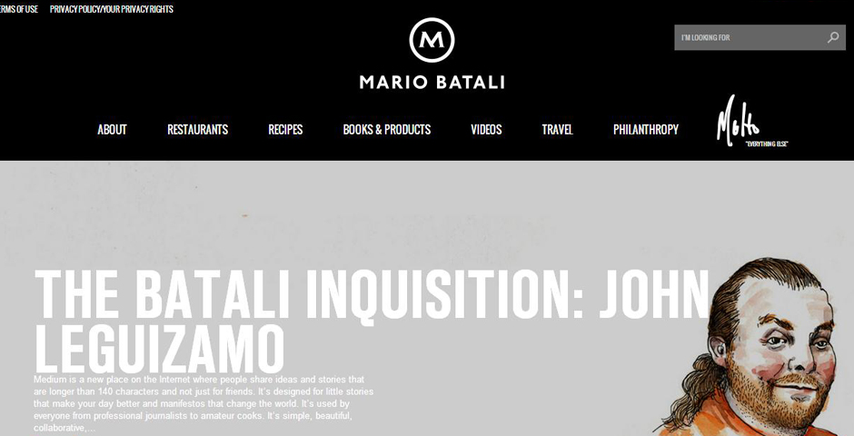 Honoree - Mario Batali