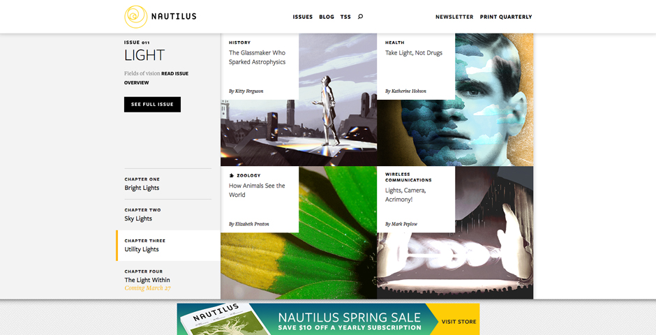 Webby Award Winner - Nautilus