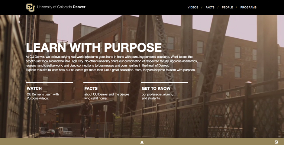 Nominee - CU Denver: Learn With Purpose