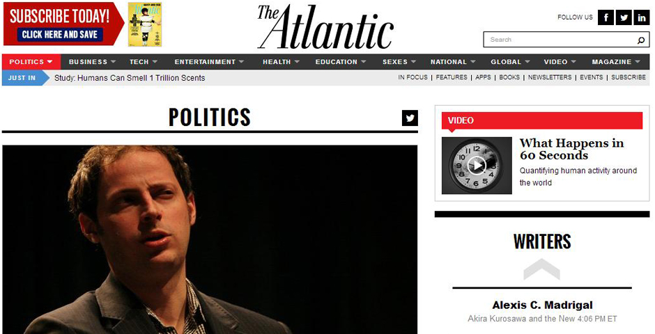Webby Award Winner - The Atlantic Politics