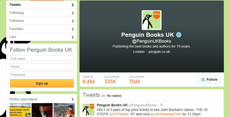 Nominee - Penguin Books UK