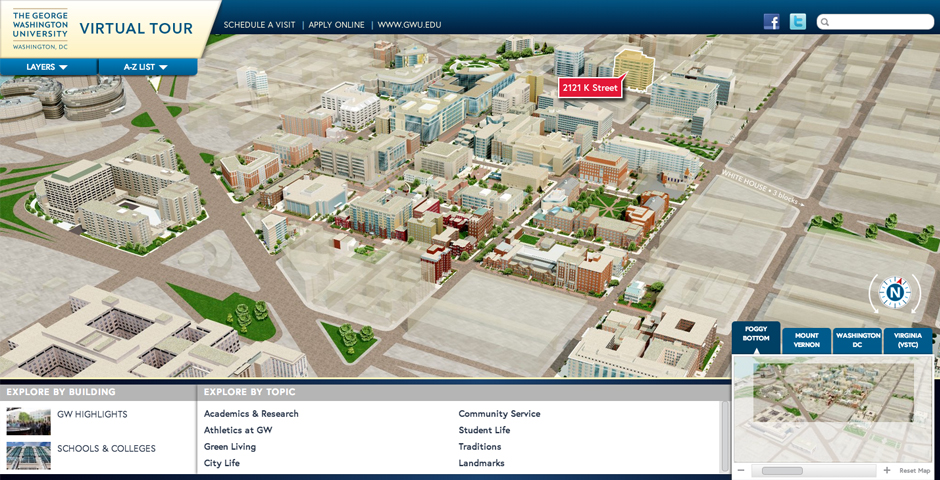 People's Voice / Webby Award Winner - The George Washington University Virtual Tour