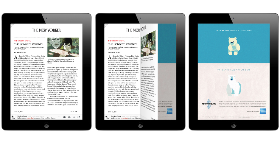 Nominee - The New Yorker – Tablet App