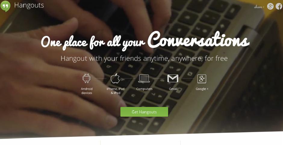 Nominee - Google Hangouts