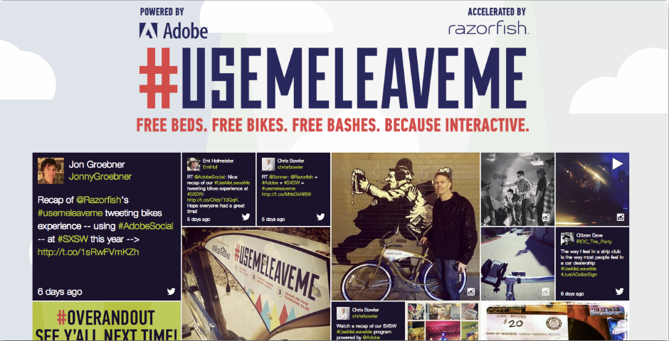 Webby Award Winner - Use Me Leave Me